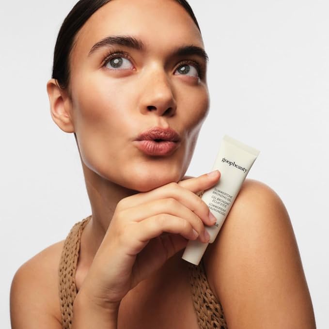 goop Beauty Summertone Bronzing Gel | Hydrating Skin Tint for a Sun-Kissed Glow | Vitamin E & Red Algae Astaxanthin | 1 fl oz-Velvo Beauty