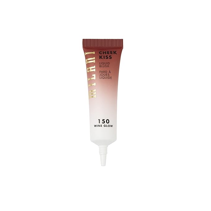 Milani Cheek Kiss Liquid Blush Makeup - Blendable & Buildable Cheek Blush, Lightweight Liquid Blusher and Cheek Color (New Wine Glow)-Velvo Beauty