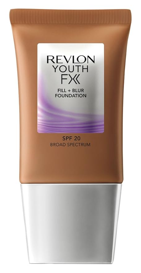 Revlon Youth Fx Fill + Blur Foundation, Cappuccino, 1 Fluid Ounce-Velvo Beauty
