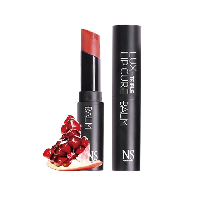 NATURAL SHINE Lux Triple Lip CURE Balm MUSE (Rose Coral), Tar Free, 100% Natural Ingredients, Deep Nourishing Nighttime Lip Treatment Care for Dry and Cracked Lips (0.17oz)-Velvo Beauty