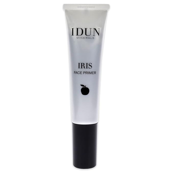 Liquid Face Primer, Iris - Creates Even Base, Helps Make-up Stay On - Silky Finish - 100% Vegan, Activated Charcoal, Safe for Sensitive Skin - Grey, 0.87 oz-Velvo Beauty