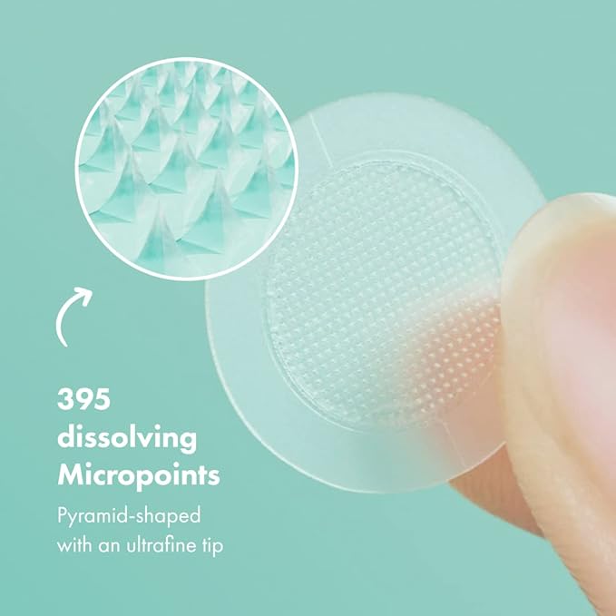 Mighty Patch Micropoint Large Hydrocolloid Pimple Patches for Face Blemishes from Hero Cosmetics, Acne Stickers for Early Stage Zits & Hidden Pimples, 395 Proprietary Micropoints, 8 Count-Velvo Beauty