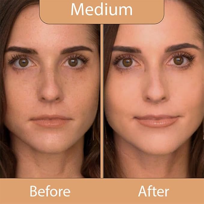 LUMINESS Silk Airbrush Spray Foundation 2-PC Kit - Foundation & Dual-Sided Angled Makeup Brush - Buildable Coverage, Anti-Aging Formula, Humidity Resistant, Hydrates & Moisturizes, Medium-Velvo Beauty