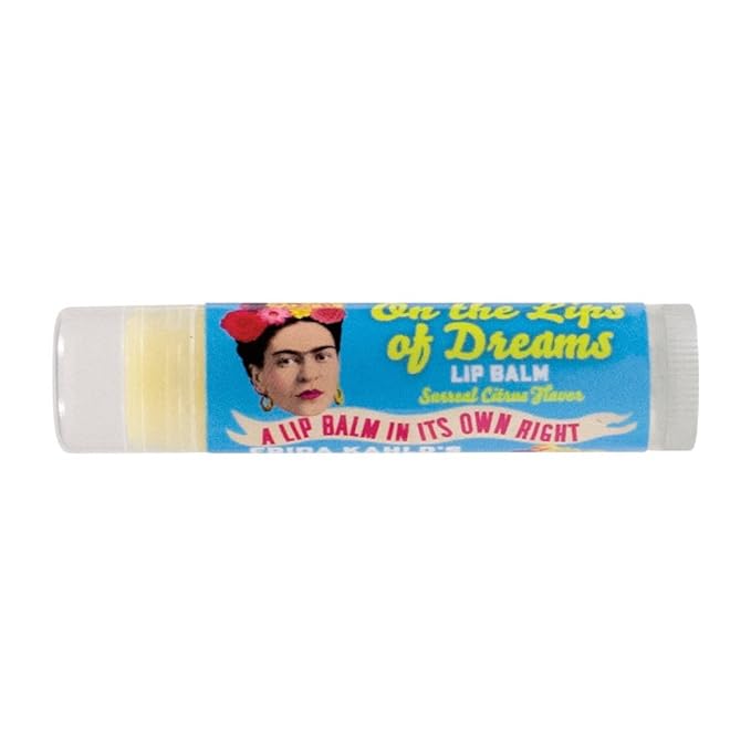 Frida Kahlo's On the Lips of Dreams Lip Balm Tube, Citrus Flavored - Cruelty-Free and Made in the USA from Natural and Imported Ingredients-Velvo Beauty