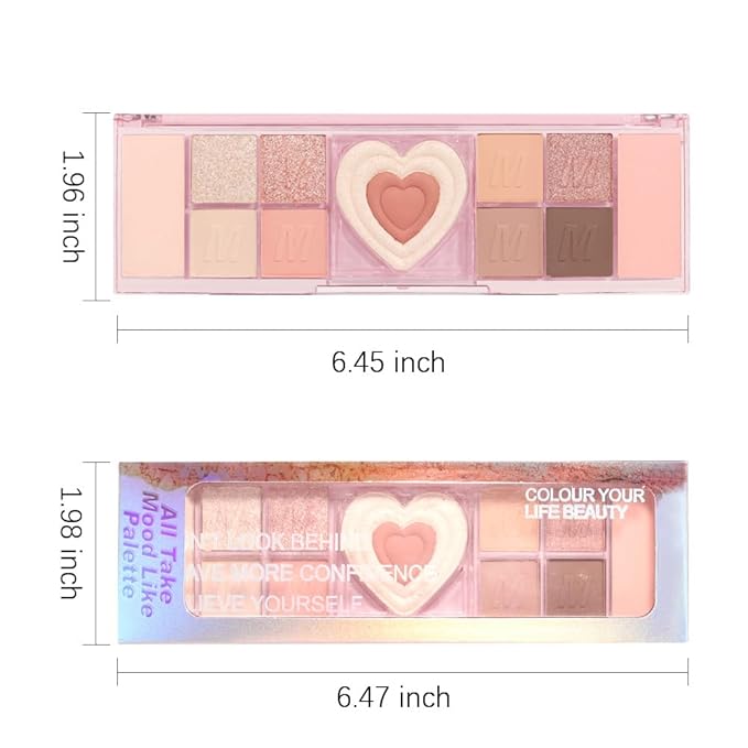 12 Colors Nude White Orange Matte Shimmer Eyeshadow Palette for Eye Makeup,High Pigmented Brown Eye Shadow Primers Powder Palet de sombras de ojos-Velvo Beauty