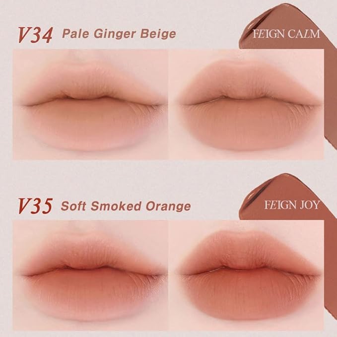 BBIA Last Velvet Tint - Soft & Creamy Matte Finish Lip Stain, Blur Effect with Velvety Texture, Long-Lasting, High Pigment, Lightweight, Non-Drying, Vegan, Korean Lip Makeup (V37 FEIGN UNMOVED)-Velvo Beauty