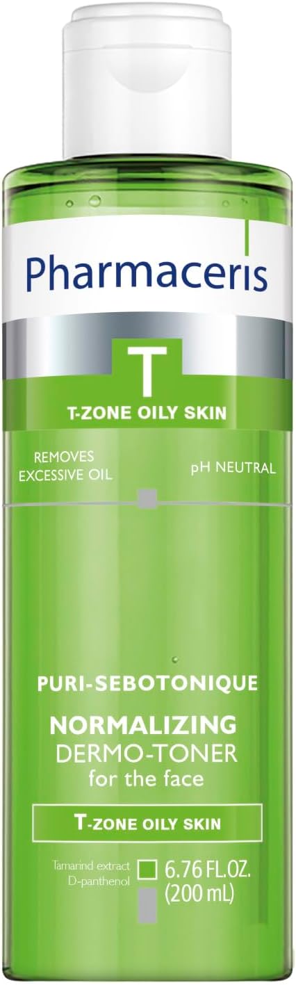 Normalizing Face Toner, Removes Makeup, Helps Refine Pores, Reduces Shine, Refresh & Balance, Sebum Control, for Oily & Sensitive Skin, Alcohol-Free, Puri-SEBOTONIQUE, 6.76 fl oz-Velvo Beauty