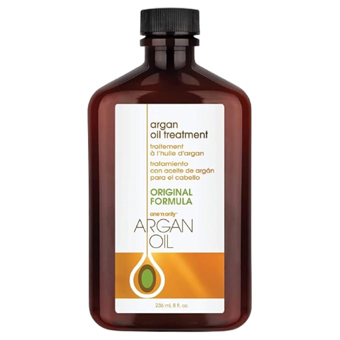 One 'n Only Argan Oil Hair Treatment, Helps Smooth and Strengthen Damaged Hair, Eliminates Frizz, Creates Brilliant Shines, Non-Greasy Formula, 8 Fl. Oz-Velvo Beauty