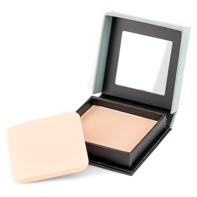 Palladio, Pressed Rice Powder with Mirror Mattifying Makeup Setting that Lasts All Day Instantly Absorbs Oil Works alone or with makeup, Translucent, 0.26 Ounce-Velvo Beauty