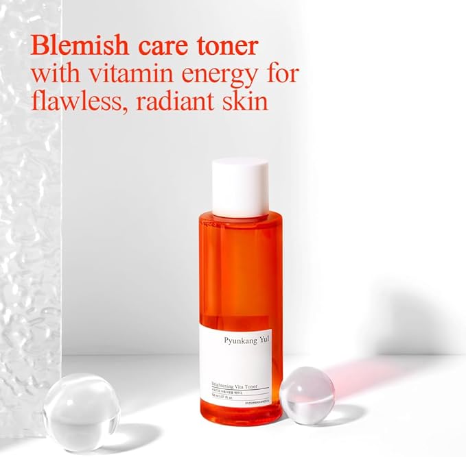 Pyunkang Yul PKY Radiance Vita Toner for Flawless and Radiant Skin, Blemish Care Toner with Vitamin C & Niacinamide, Zero Irritation, Korean Skincare (5.07 Fl. Oz, 150ml)-Velvo Beauty