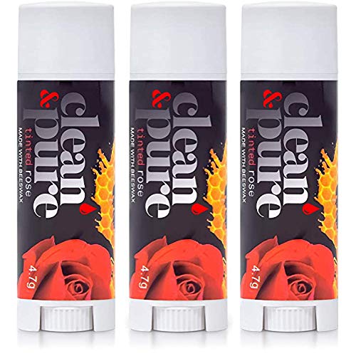 Bee Mine Lip Balm 3-Pack | Lip Care Set With 100% All Natural Beeswax | Vitamin E Oil | Flavored Lip Balm for Dry, Chapped Lips | Made in Australia……-Velvo Beauty