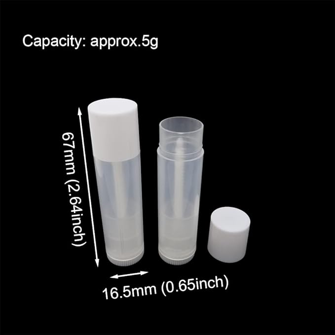 Honbay 30PCS 5g Clear Empty Lip Balm Containers Empty Tubes-Velvo Beauty