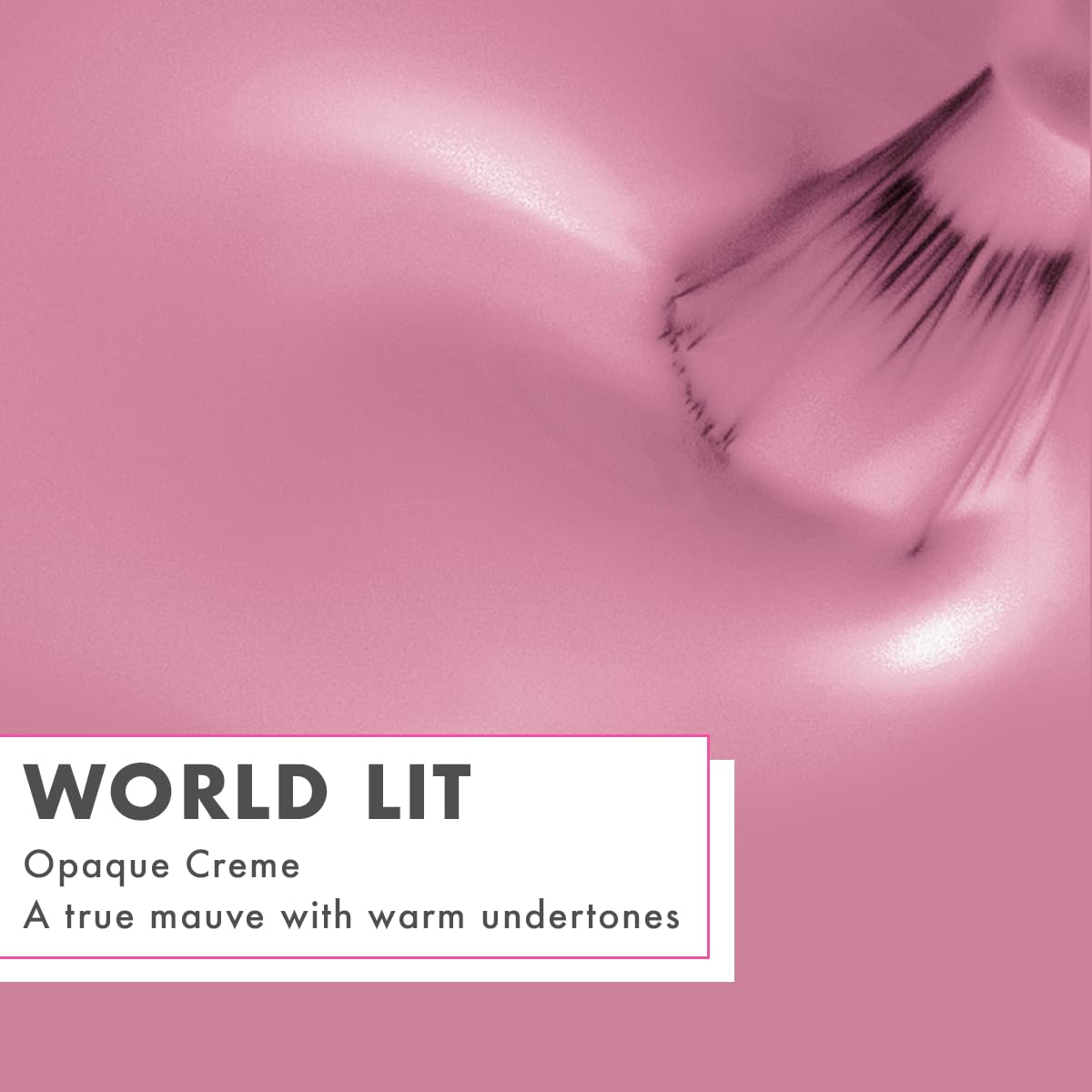 Olive & June Long Lasting Nail Polish | Plump Gel-Like Finish No Lamp Needed Lasts up to 10 days | Salon-Quality Color at Home | 15-Free, Vegan & Cruelty-Free Chip-Resistant Shine | World Lit, Mauve-Velvo Beauty