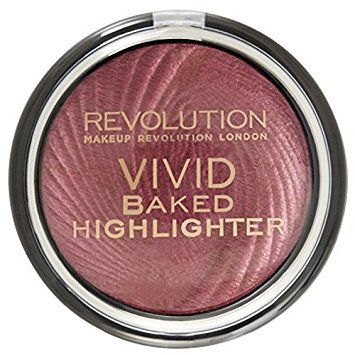 Makeup Revolution Vivid Baked Highlighter, Rose Gold Lights-Velvo Beauty