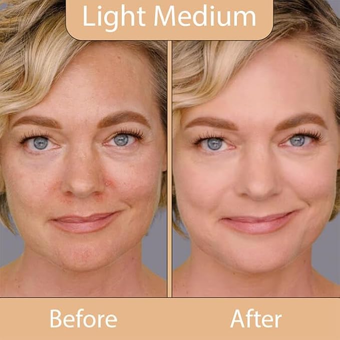 LUMINESS Silk Airbrush Spray Foundation 2-PC Kit - Foundation & Dual-Sided Angled Makeup Brush - Buildable Coverage, Anti-Aging Formula, Humidity Resistant, Hydrates & Moisturizes, Light Medium-Velvo Beauty