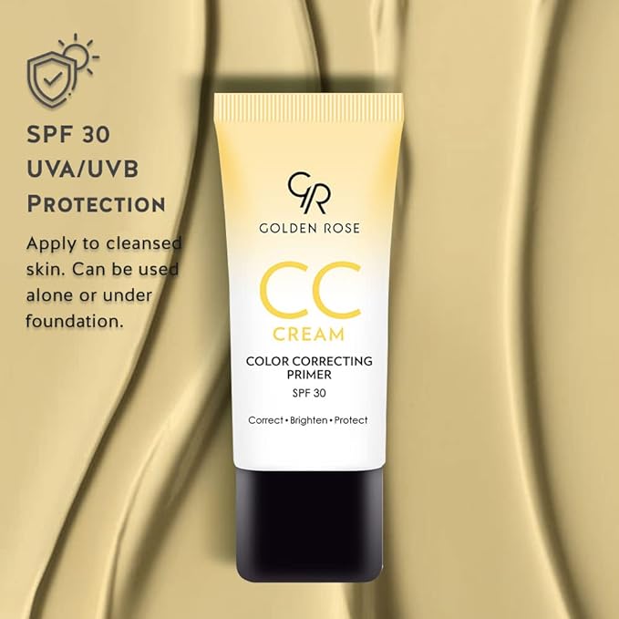 Golden Rose Makeup CC Cream Color Correcting Primer - (Yellow)-Velvo Beauty