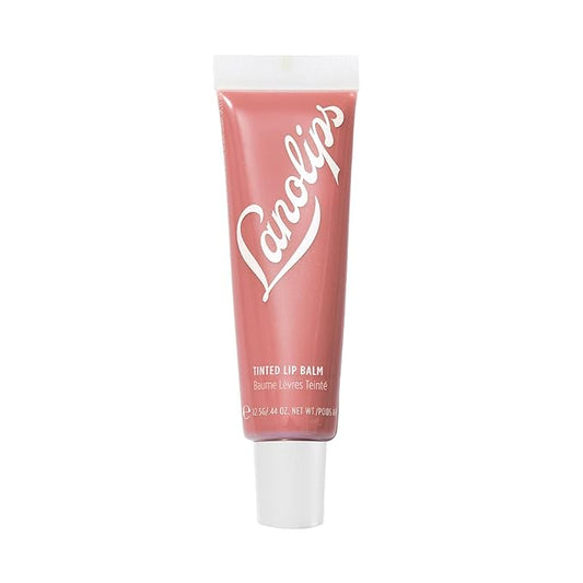 Lanolips Tinted Balm, Perfect Nude - Moisturizing Lip Tint with Lanolin and Gloss for Shiny, Hydrated Lips - Hydrating Lip Balm for Dry Lips (12.5g / 0.44oz)-Velvo Beauty