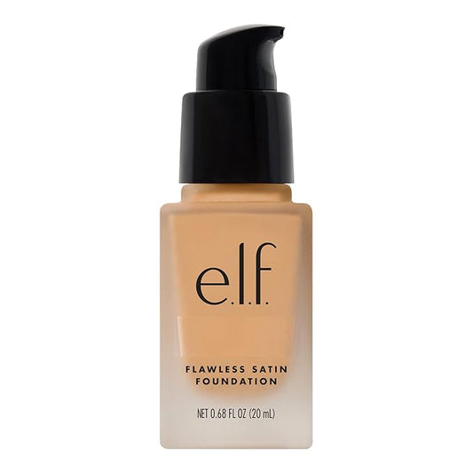 e.l.f. Flawless Finish Foundation | Lightweight, Medium Coverage & Semi-Matte | Nude | 0.68 Fl Oz (20mL) (Packaging may vary)-Velvo Beauty