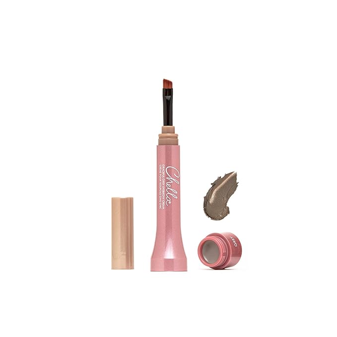 Chella Eyebrow Cream, Graceful Grey - Vegan, Cruelty Free, Paraben Free, Gluten Free Eyebrow Pomade Makeup - Long Wearing, Velvet Consistency, Water Resistant-Velvo Beauty