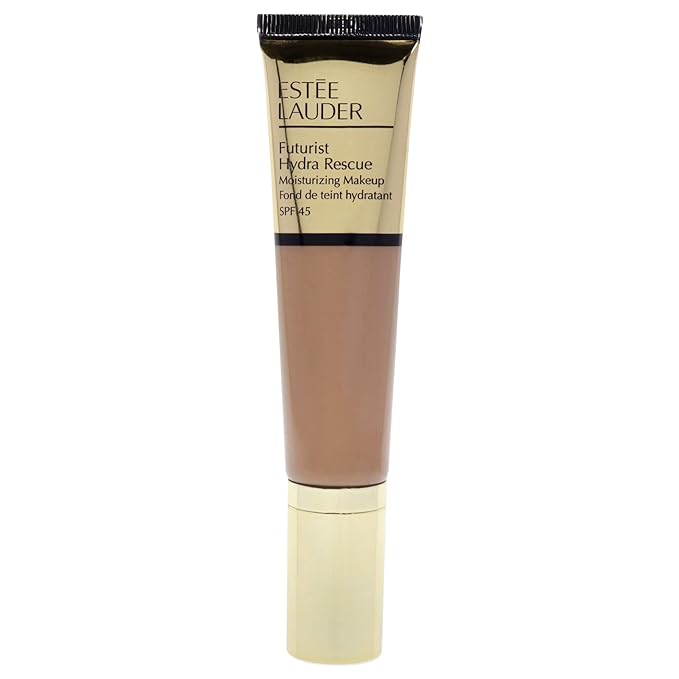 Estée Lauder Futurist Hydra Rescue Moisturizing Foundation SPF 45, 12 Hour Glow, 1.2 oz., 4N1 Shell Beige-Velvo Beauty