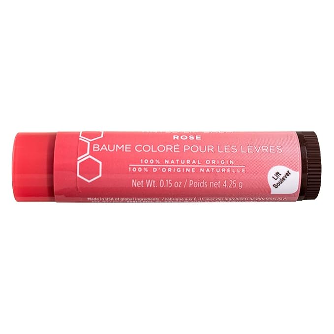 Burt's Bees Tinted Lip Balm, Rose, 0.15 Ounce (Pack of 4)-Velvo Beauty