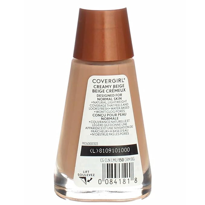 COVERGIRL Clean Normal Skin Foundation,1 Count(Pack of 1)-Velvo Beauty