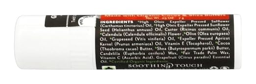 Soothing Touch Grape Fruit Lip Balm, 0.25 Ounce - 12 per case.12-Velvo Beauty