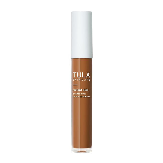 TULA Skin Care Radiant Skin Brightening Serum Concealer - Conceals Dark Circles & Discoloration, Longwearing & Crease-Resistant, Brightens the Appearance of Skin Over Time, Shade 160, 0.18 fl oz.-Velvo Beauty