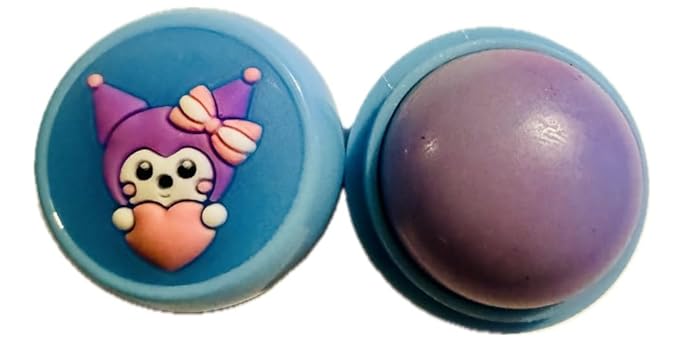 Moisturizing Lip Balm, Lip Gloss and Balm Set for All Skin Types, Assorted Shades, Round Ball Natural Moisturizing Lip Balm Nutritious Fruit Flavour Colourless Lip Balm Hydration Lips Care (blue)-Velvo Beauty