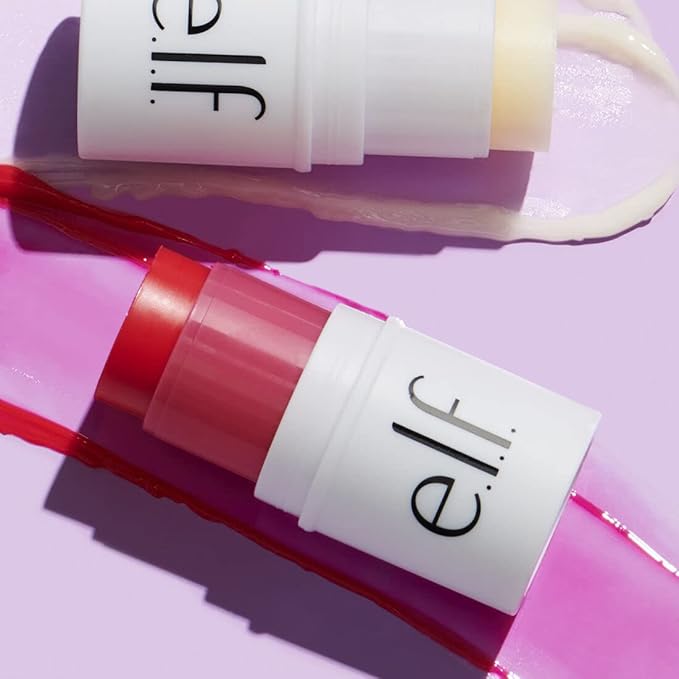 e.l.f. Bite-Size Lip Balm, Moisturizing Formula for Smoother & Softer Lips, Mini Tinted Chapstick, Coconut, 0.13 Oz-Velvo Beauty