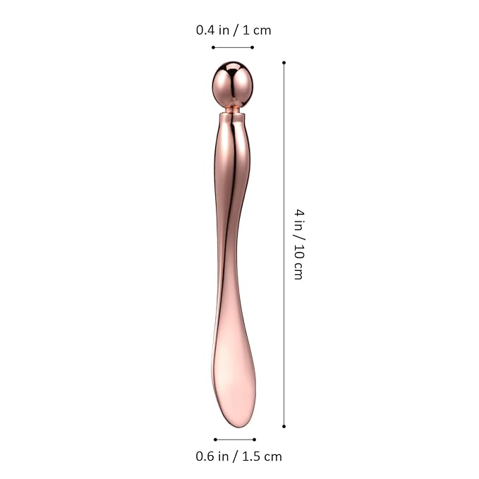 6 Pcs Metal Eye Cream Applicator Eye Roller Tool Eye Cream Applicator Stick Facial for Reducing Puffiness Wrinkle-Velvo Beauty