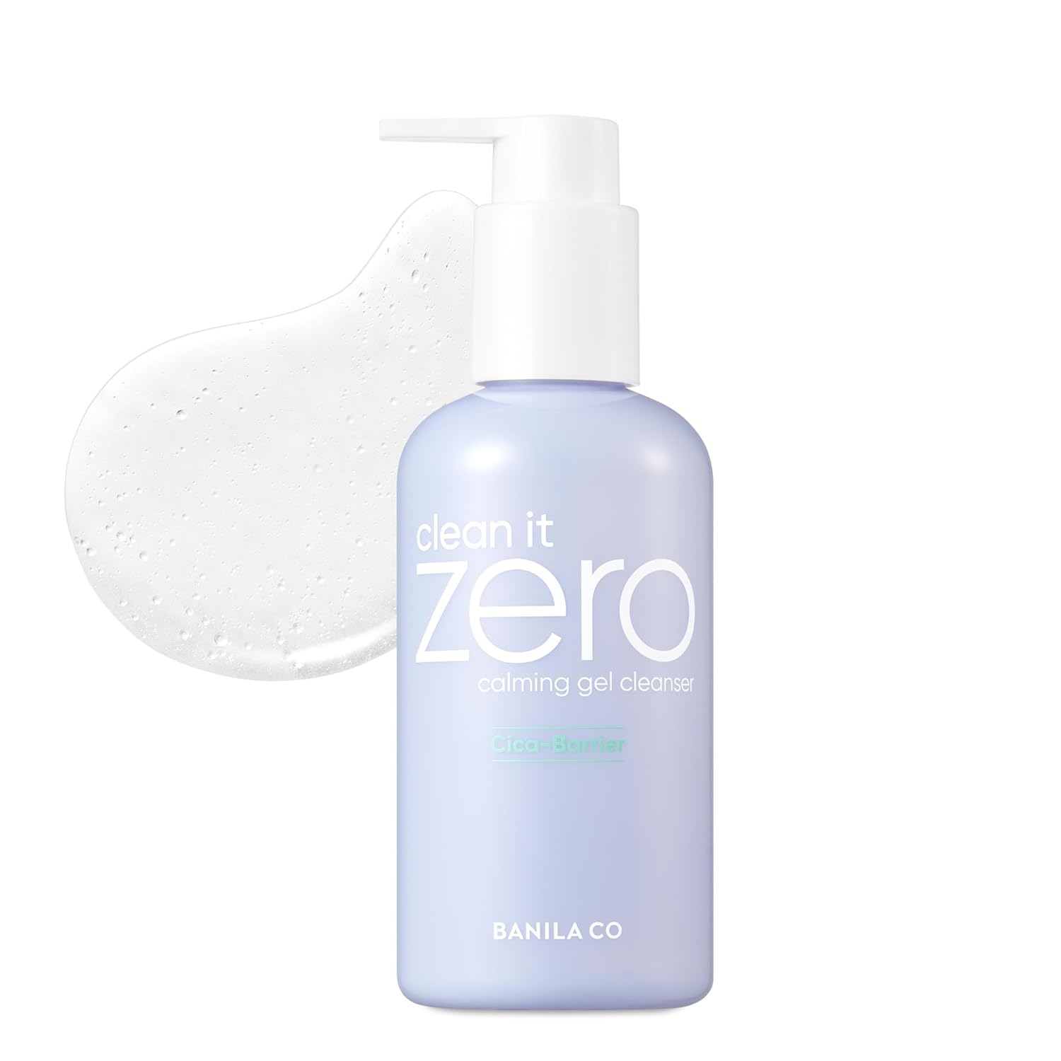 BANILA CO Clean It Zero Calming Gel Cleanser | Cica & Amino Acid Complex for Gentle Hydration | Vegan & Hypoallergenic | Korean Facial Cleanser for Sensitive Skin (200ml / 6.76 fl oz)-Velvo Beauty