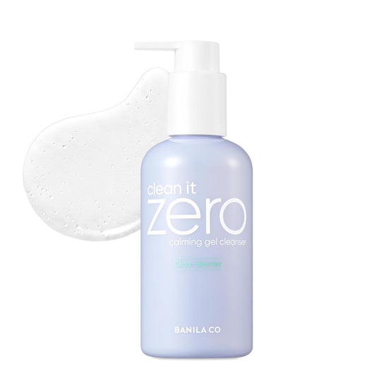 BANILA CO Clean It Zero Calming Gel Cleanser | Cica & Amino Acid Complex for Gentle Hydration | Vegan & Hypoallergenic | Korean Facial Cleanser for Sensitive Skin (200ml / 6.76 fl oz)-Velvo Beauty