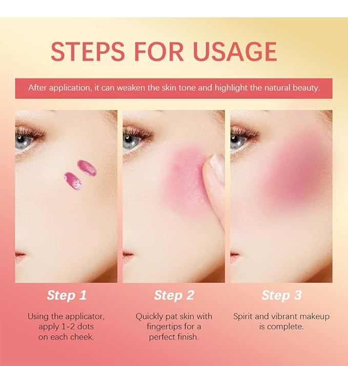 MEICOLY Matte Dewy Liquid Blush,Super Natural Cream Blush Stick for Cheeks,Silky Smooth Soft Pinch Long-Lasting Waterproof and Sweat proof Blush Makeup,Cruelty-Free,05,Grateful,Wine Red-Velvo Beauty