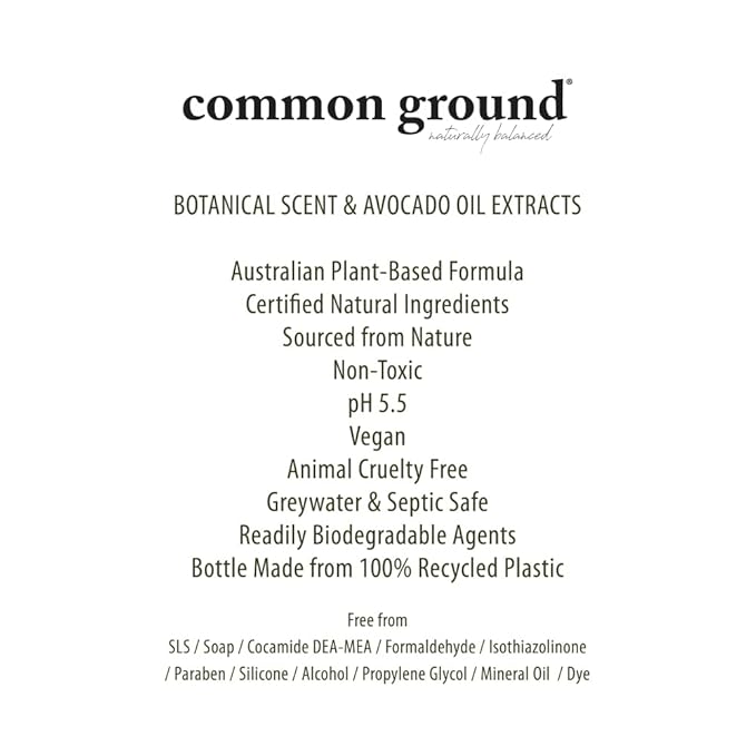 COMMON GROUND Natural Lotion Moisturizer - Paraben & Cruelty Free - Non Greasy, Vegan, Plant-Based, Avocado Oil - All, Men, Women, Eczema, Sensitive Skin (2 x 8.4 fl oz)-Velvo Beauty