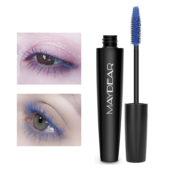 Maydear Colored Mascara for Eyelashes - Waterproof, Long Lasting, Smudgeproof, Fast Dry Lengthening Eye Makeup for Women - Gray Purple - for Party and Stage Use-Velvo Beauty