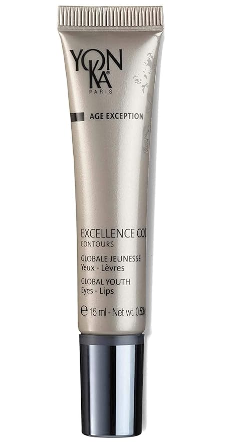 Yon-Ka Excellence Code Contours Eye Cream (15ml) Anti-Aging Eye and Lip Treatment with Hyaluronic Acid, Reduce Puffiness and Dark Circles, Paraben-Free-Velvo Beauty