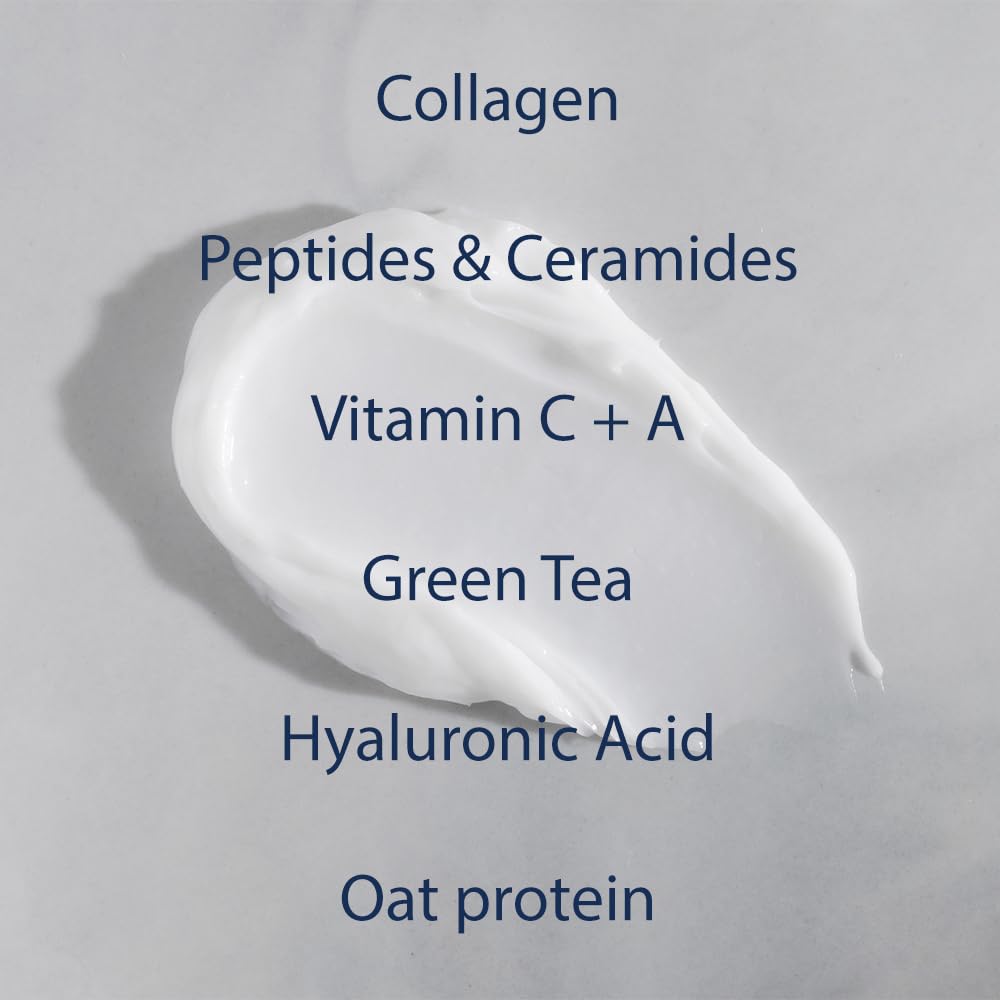 NAELI Face Moisturizer with SPF 30, Anti Aging Collagen & Peptide Cream, Reduces Wrinkles - Lightweight Skin Hydration with Hyaluronic Acid, Paraben Free & Non-Comedogenic Sunscreen, 3.4 oz-Velvo Beauty