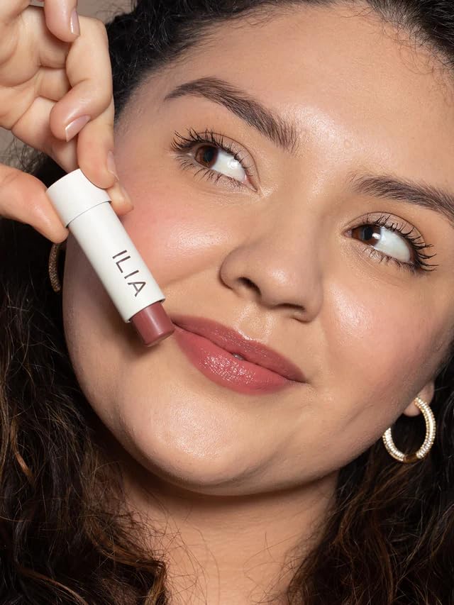 ILIA - Balmy Tint Hydrating Lip Balm | Non-Toxic, Cruelty-Free, Moisturizing + Sheer, Buildable Lip Color (Runaway, 0.15 oz | 4.4 g)-Velvo Beauty