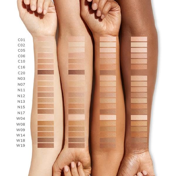 FARMASi Vfx Pro Foundation, Full Coverage Liquid Cream, Lightweight Long Lasting Coverage, Breathable Skin Moisturizer with Color True Matte Blending, Face Makeup, 1 fl. oz / 30 ml - Neutral Light 03-Velvo Beauty