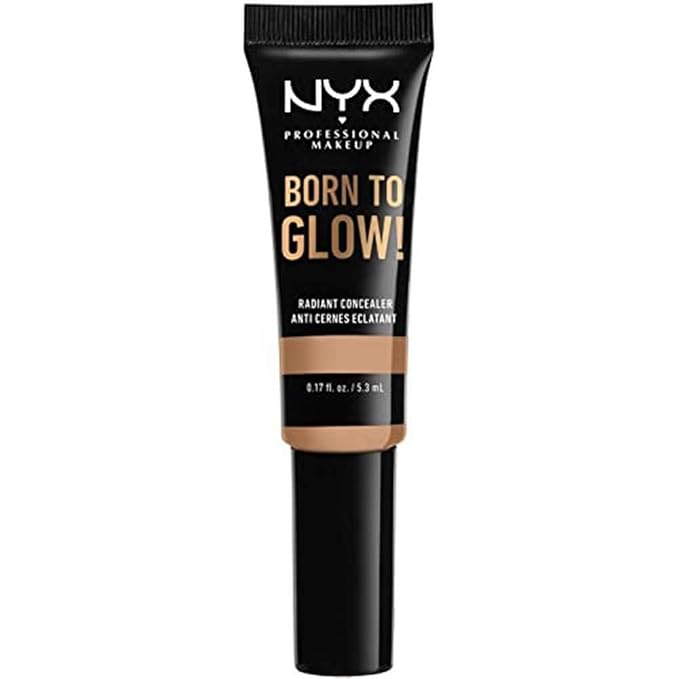 NYX PROFESSIONAL MAKEUP Born To Glow Radiant Concealer, Medium Coverage - Medium Olive-Velvo Beauty