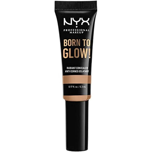 NYX PROFESSIONAL MAKEUP Born To Glow Radiant Concealer, Medium Coverage - Medium Olive-Velvo Beauty
