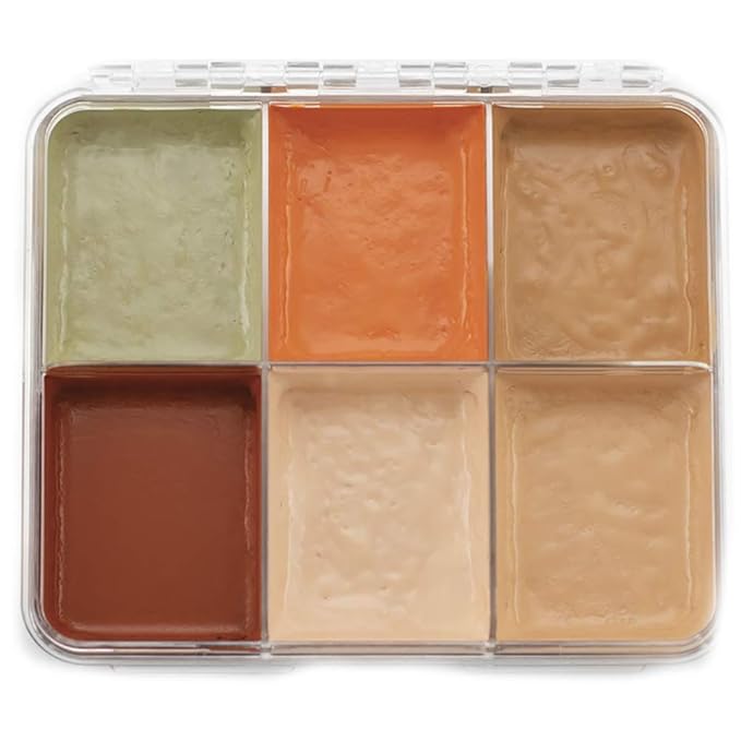 Graftobian F/X Aire Alcohol Activated Palette - SFX Makeup (Tattoo Cover 1 - Light)-Velvo Beauty