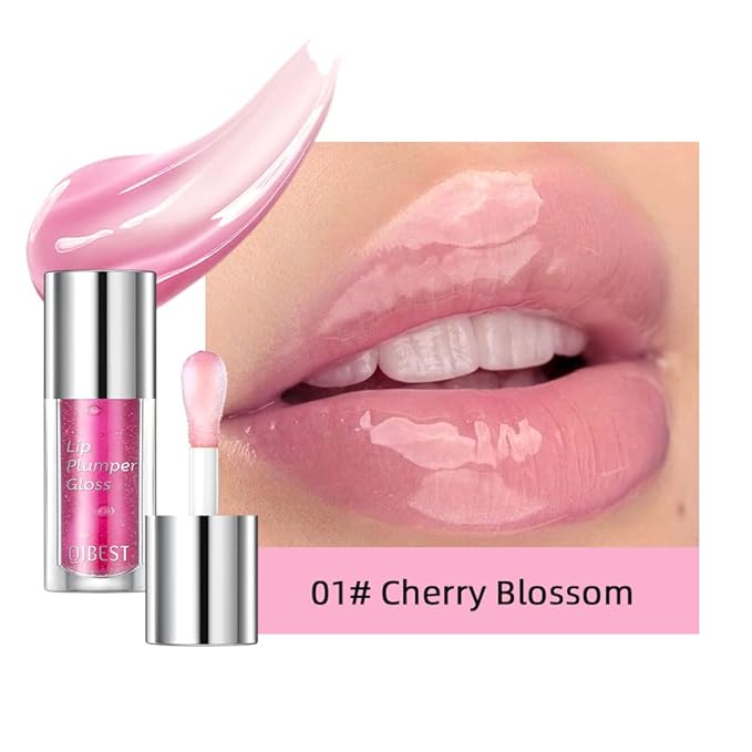 Plumping Lip Oil,Tinted for Lip Care Moisturizing lip oil,Long Lasting Nourishing Non-sticky (#1)-Velvo Beauty