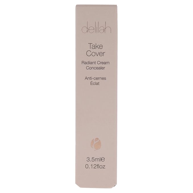 delilah - Take Cover Radiant Cream Concealer - Chashmere - Blendable, Hydrating, Long-Lasting, Light Reflecting, Imperfections Corrector - Enriched with Vitamin E - Medium to Full Coverage - 0.12 Oz-Velvo Beauty