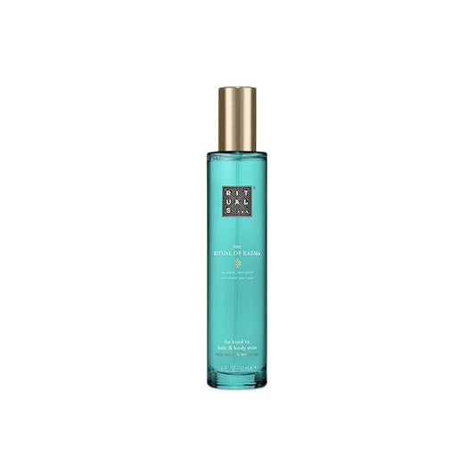 RITUALS Karma Soothing Hair & Body Mist - Body Spray with Holy Lotus & White Tea - 1.6 Fl Oz-Velvo Beauty