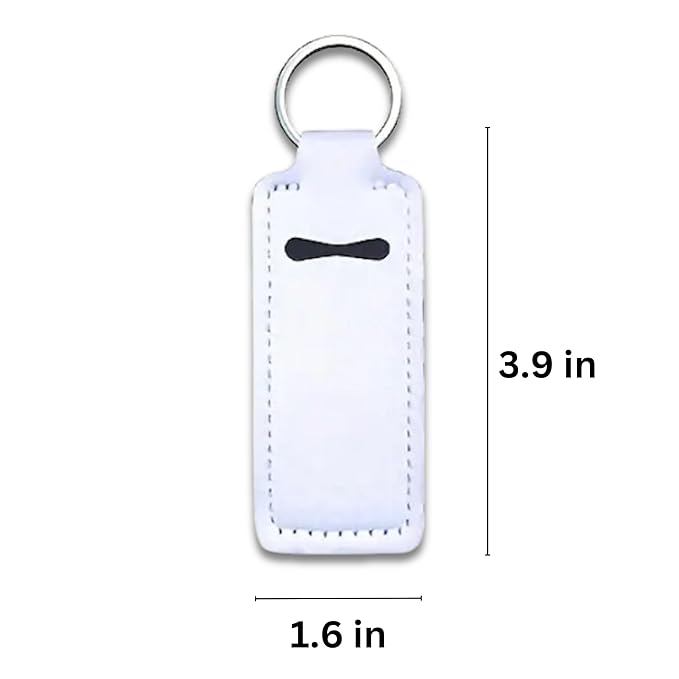 Peaches and Cream Chapstick 3-Pack. Includes Bonus Lip Balm Holder Keychain (White). Limited Edition Flavor from the Chapstick I Love Summer Collection, Unique Gift Bundle from Tiny Seed-Velvo Beauty