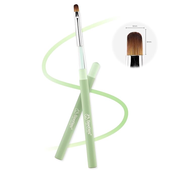 Beetles Nail Art Brushes, Clean Up Brush Gel Polish Nail Art Design Pen Painting Tools Fingernail Brush Nail Cleaning Brush Nail Art Liner Brush and Nail Dotting Pen Salon Diy at Home-Velvo Beauty