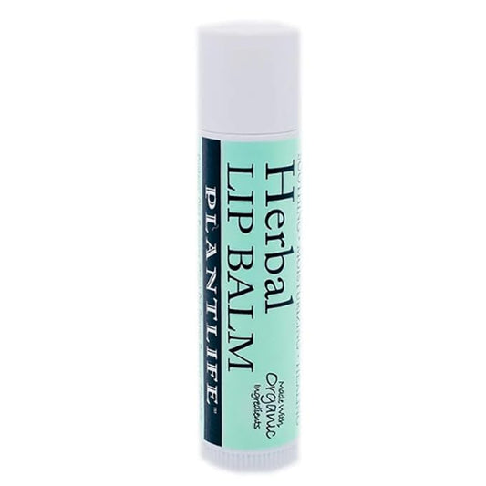 Plantlife Herbal Lip Balm - Organic Lip Balm Made with Beeswax, Calendula & Chamomile - Soothing Lip Balm for Chapped Lips - Helps Moisturize Lips & Works on Minor Cuts & Scrapes - Made in California-Velvo Beauty