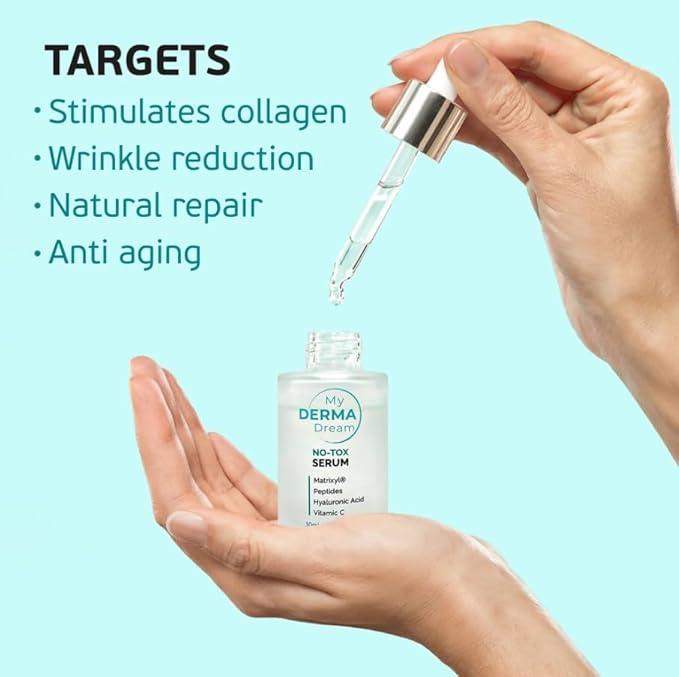 No-Tox face serums for anti aging | wrinkle reduction anti aging serum | Supports natural repair & Crafted to ignite a boost in collagen synthesis-Velvo Beauty